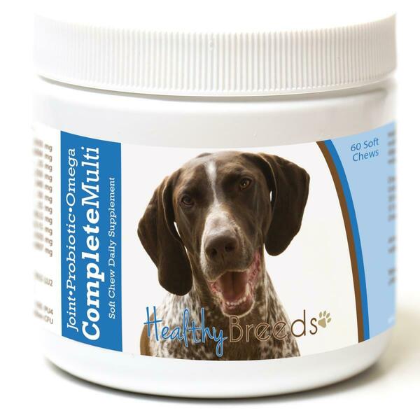 Healthy Breeds German Shorthaired Pointer All in One Multivitamin Soft Chew, 60PK 192959008140